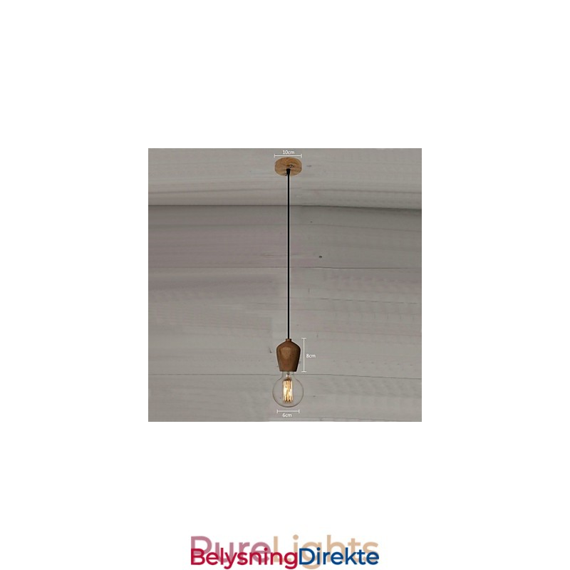 Landlig Ministil Andre Tre Bambus Pendellampe Garasje
