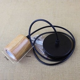 Pendellamper Tradisjonell Klassisk Vintage Retro Landlig Garasje Tre Bambus