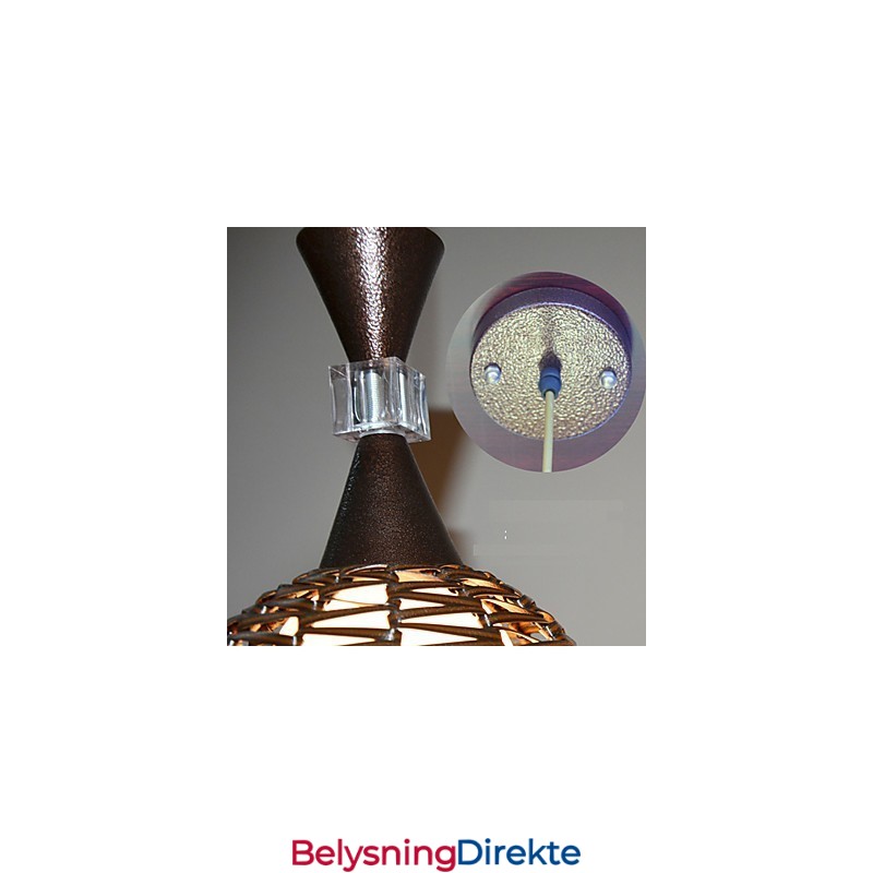 Landlig Cany Art Veving Klassisk Kontraktert Droplight Lampelys