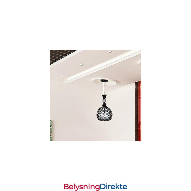 Landlig Cany Art Veving Klassisk Kontraktert Droplight Lampelys