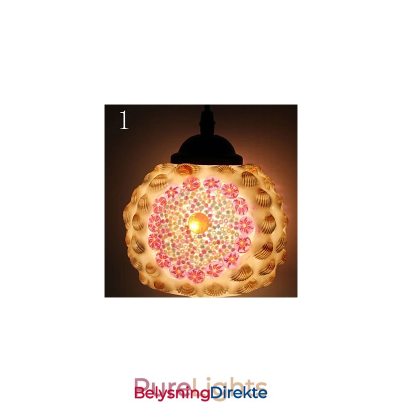 Enkel, Moteriktig Marcelo G-Lysekrone I Glass Som Gjenoppretter Gamle Skikker