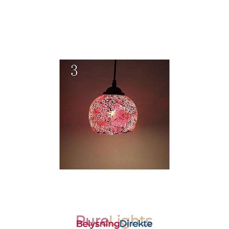 Enkel, Moteriktig Marcelo G-Lysekrone I Glass Som Gjenoppretter Gamle Skikker