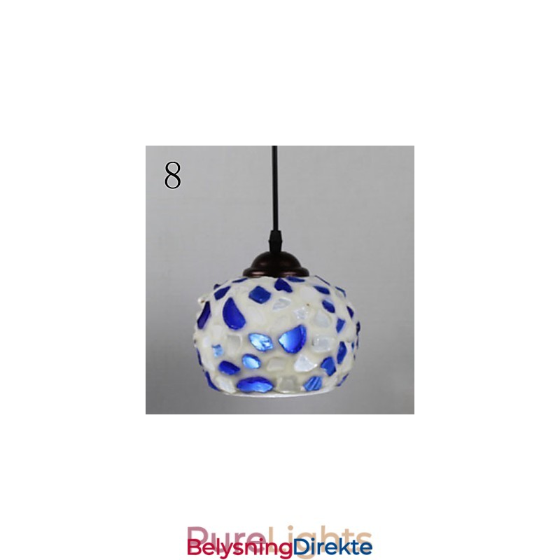 Enkel, Moteriktig Marcelo G-Lysekrone I Glass Som Gjenoppretter Gamle Skikker