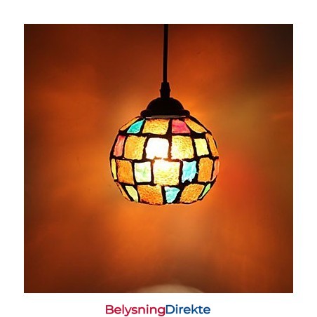 Enkel, Moteriktig Marcelo G-Lysekrone I Glass Som Gjenoppretter Gamle Skikker