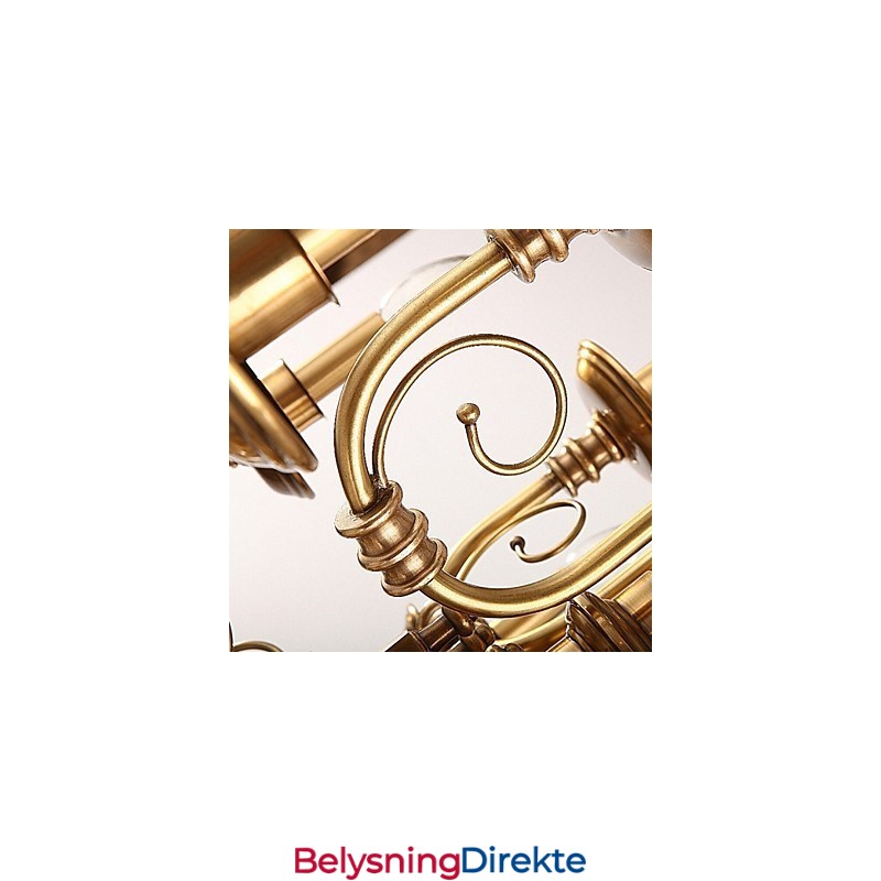 Lysekrone Tradisjonell Klassisk Rustikk Lodge Metall