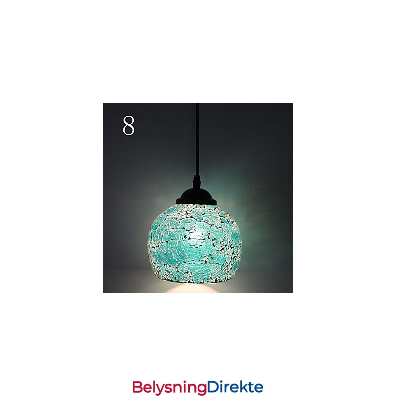 Enkel, Moteriktig Marcelo G-Lysekrone I Glass Som Gjenoppretter Gamle Skikker