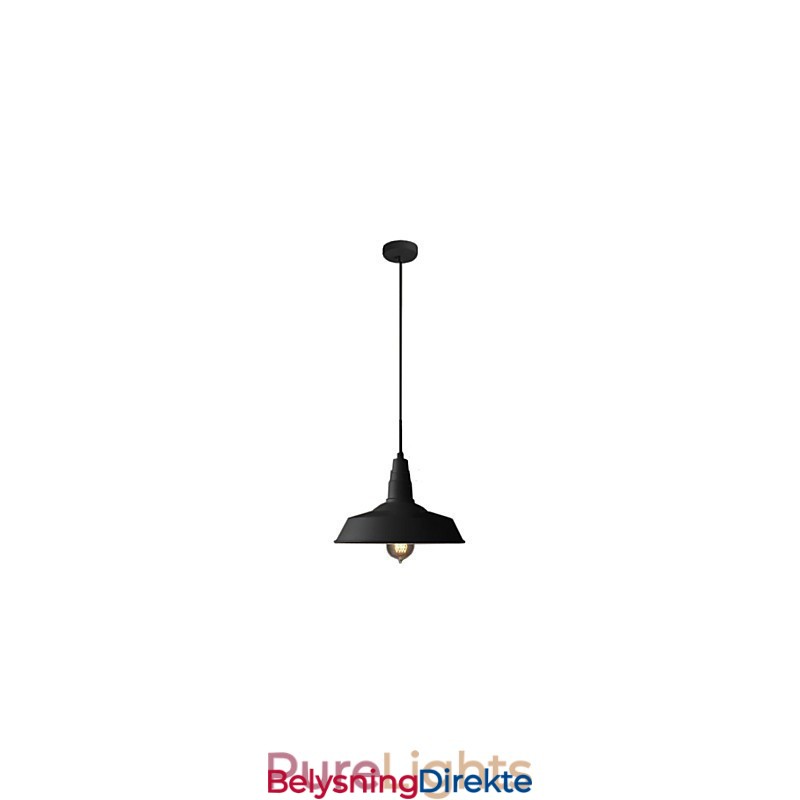 Vintage Maleri Metall Pendellampe