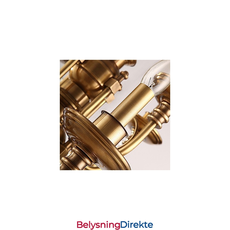 Lysekrone Tradisjonell Klassisk Rustikk Lodge Metall