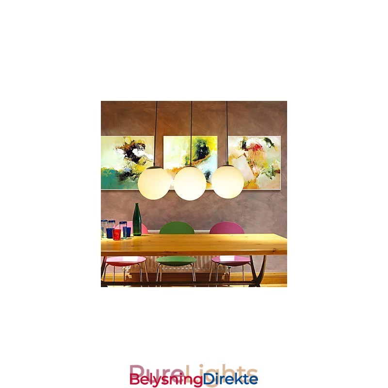 Glasskulelysekrone Sfærisk Lys Enkel Dråpeformet Lampebelysning Med Ett Hode