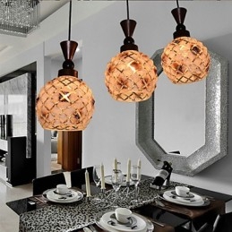 Sylindrisk Glass Rett Enkelthodet Trommel Trommel Enkel Dråpelyslampebelysning