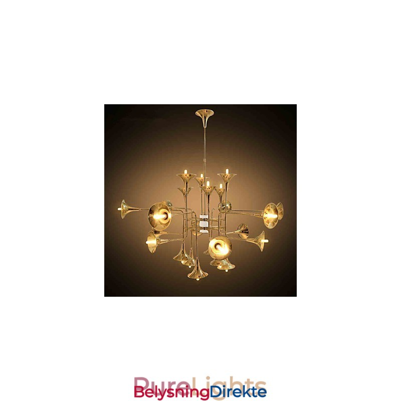 Landlig Mini-Stil Galvanisert Metalllysekrone