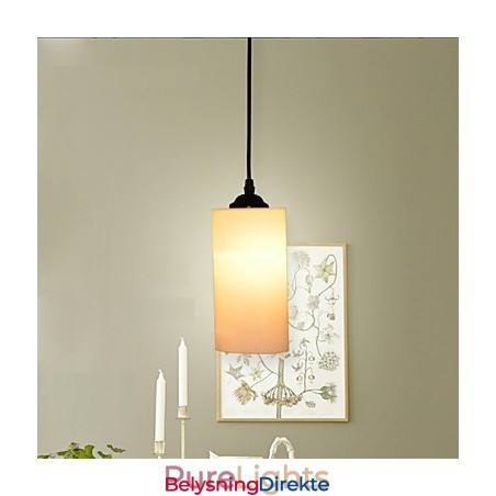 Rund, Rett Glasslampe Med Enkelt Hode