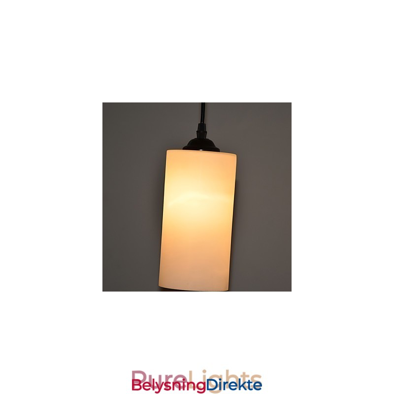 Rund, Rett Glasslampe Med Enkelt Hode