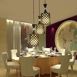 Perforeringer Nordisk Smijernslysekronelampe