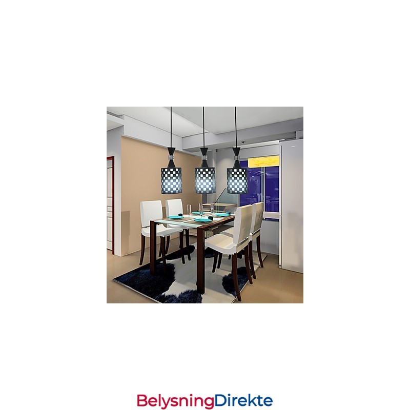 Perforeringer Nordisk Smijernslysekronelampe