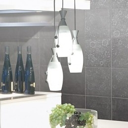 Kreativ Varmluftslinje Med Blader, Dråpelyslampe