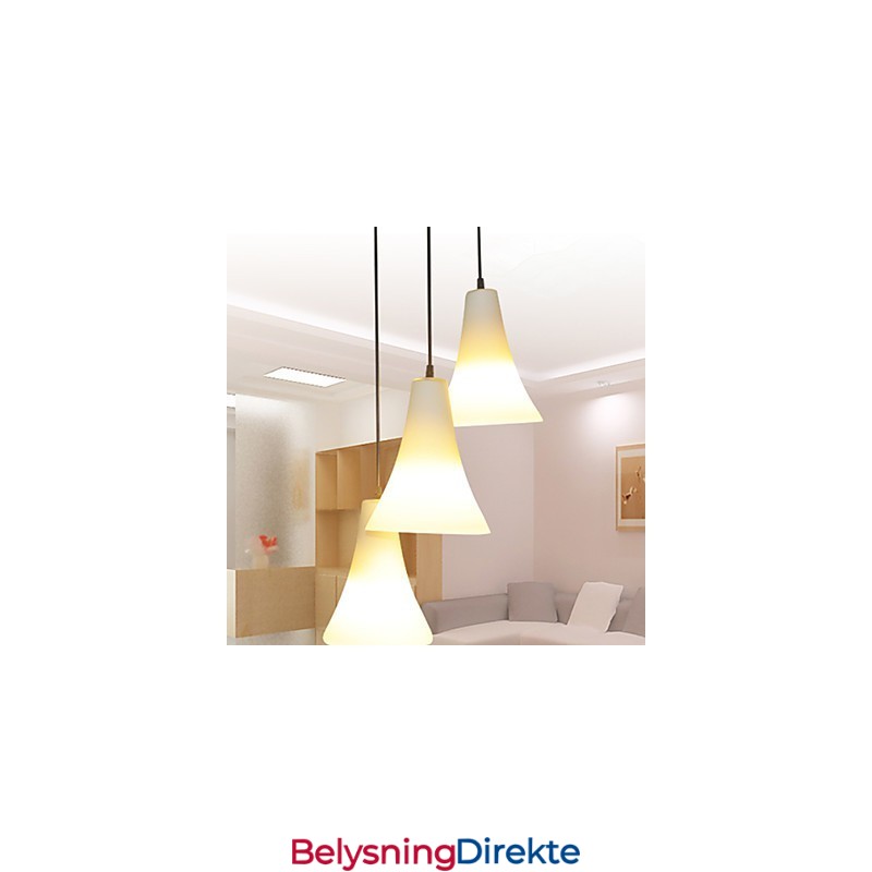 Traktkjegle Kjegletype Enkelthodet Trompetformet Glassmåltidslys Enkel Dråpeformet Lampelys