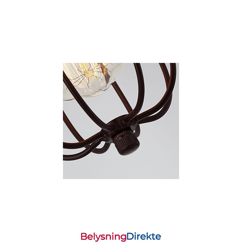 Vintage Mini-Stil Maleri Metall Pendellampe