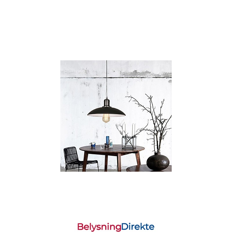 Lamper Og Lanterner Kunstrestaurering Enkelthodet Smijerns Flygende Tallerken Droplight