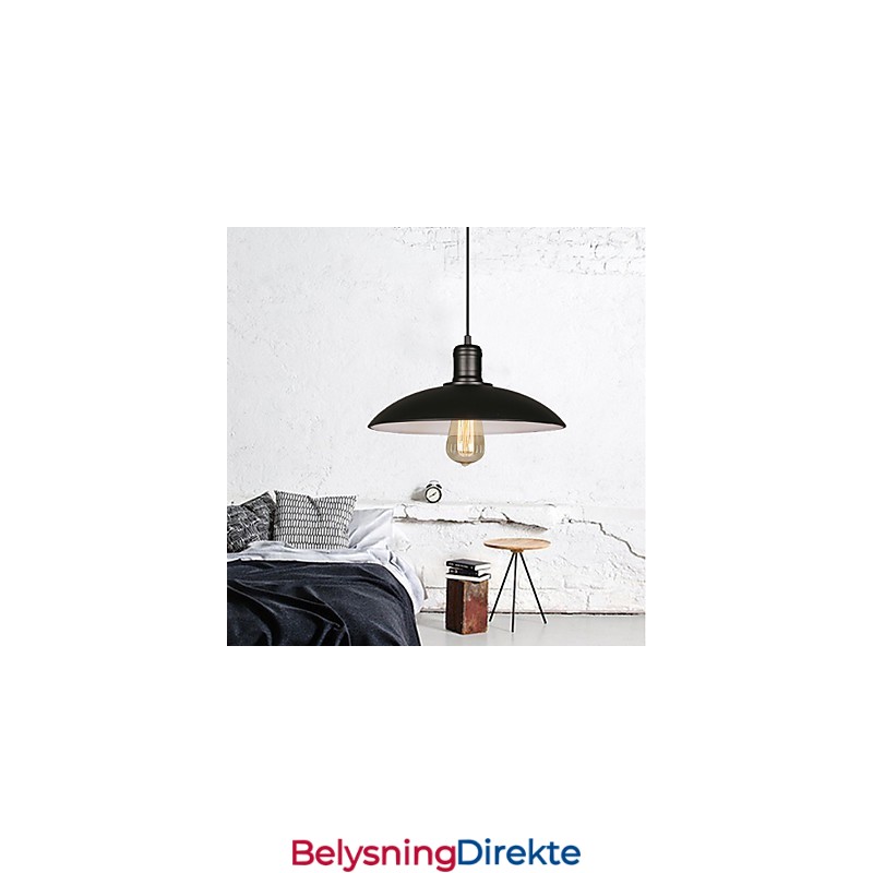 Lamper Og Lanterner Kunstrestaurering Enkelthodet Smijerns Flygende Tallerken Droplight