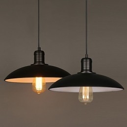 Lamper Og Lanterner Kunstrestaurering Enkelthodet Smijerns Flygende Tallerken Droplight