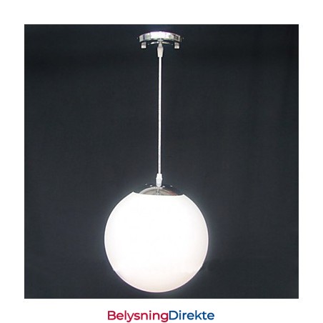 Kontraktert Hvit Glasskule Dekorativ Lysekrone Lys