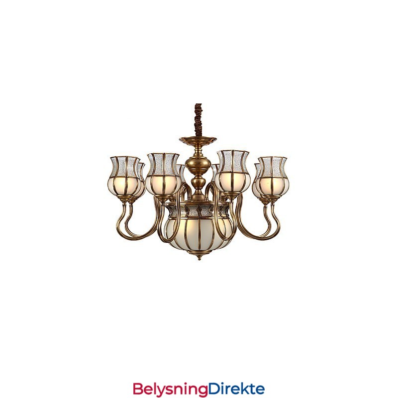 Lysekrone Tradisjonell Klassisk Rustikk Lodge Metall