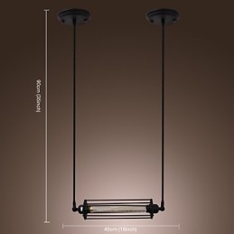 Tradisjonell Klassisk Vintage Øymaleri Pendellampe