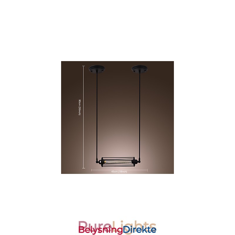 Tradisjonell Klassisk Vintage Øymaleri Pendellampe