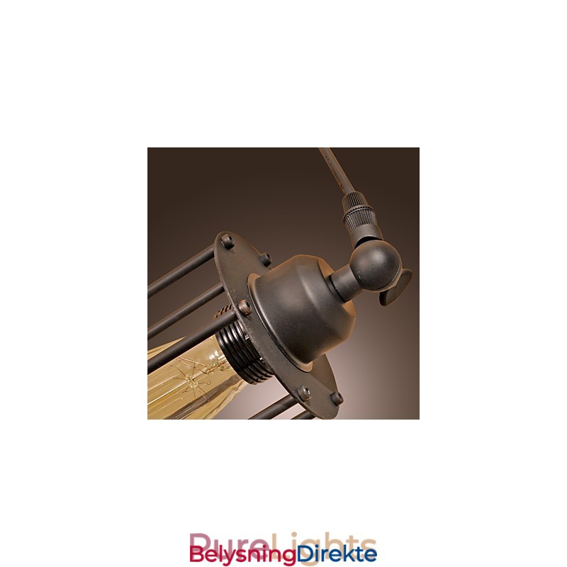 Tradisjonell Klassisk Vintage Øymaleri Pendellampe