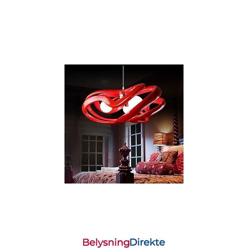 Moderne Samtidsmaleri Harpiks Pendellampe