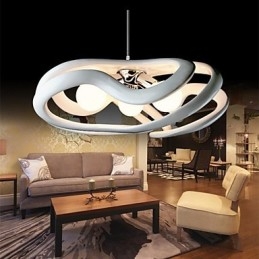 Moderne Samtidsmaleri Harpiks Pendellampe