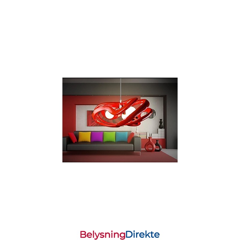 Moderne Samtidsmaleri Harpiks Pendellampe