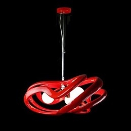 Moderne Samtidsmaleri Harpiks Pendellampe