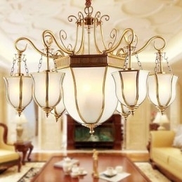 Lysekrone Tradisjonell Klassisk Rustikk Lodge Metall