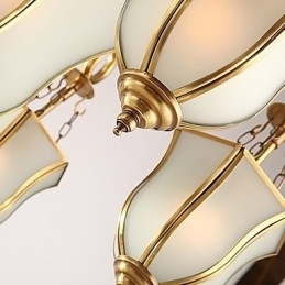 Lysekrone Tradisjonell Klassisk Rustikk Lodge Metall