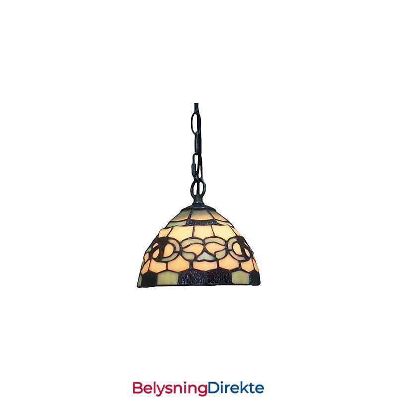 1-Lys Pendellampe Med Glassskjerm