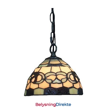 1-Lys Pendellampe Med Glassskjerm