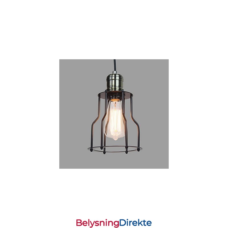 Tradisjonell Klassisk Vintage Mini-Stil Maleri Pendellampe