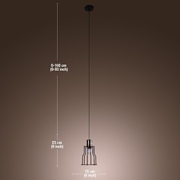 Tradisjonell Klassisk Vintage Mini-Stil Maleri Pendellampe