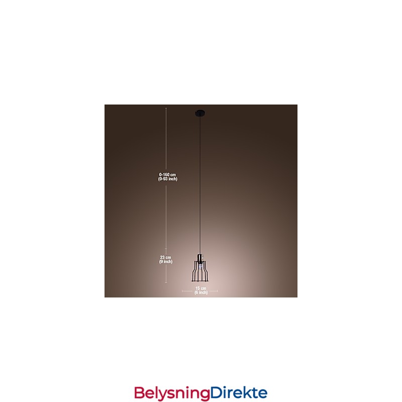 Tradisjonell Klassisk Vintage Mini-Stil Maleri Pendellampe