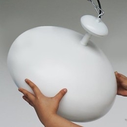 Moderne Samtidsstil Retro Skålmaleri Pendellampe