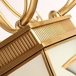 Lysekrone Tradisjonell Klassisk Rustikk Lodge Metall