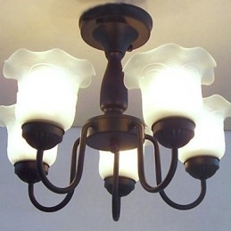 Tradisjonell Klassisk Maleri Metalllysekrone