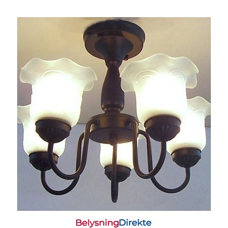 Tradisjonell Klassisk Maleri Metalllysekrone