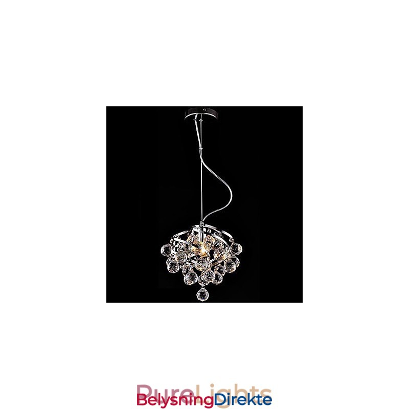 Krystalllysekrone Luksuriøs Pendellampe Spisebelysning