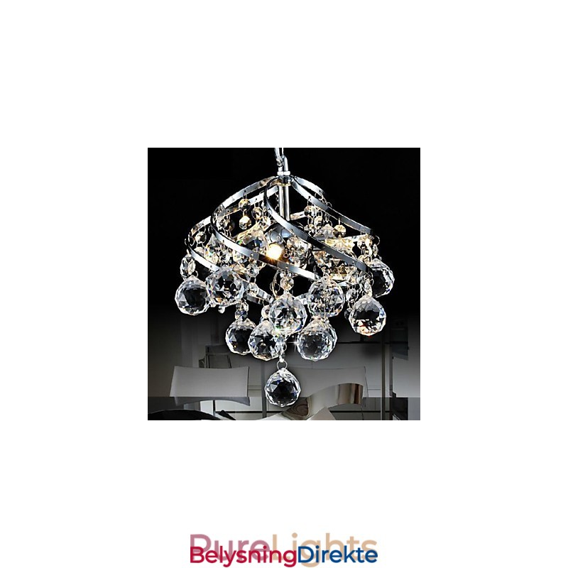 Krystalllysekrone Luksuriøs Pendellampe Spisebelysning