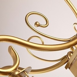 Lysekrone Tradisjonell Klassisk Rustikk Lodge Metall