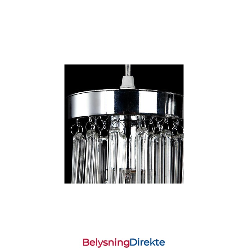 Moderne Og Moderne Krystallkrommetallpendellampe