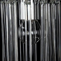 Moderne Og Moderne Krystallkrommetallpendellampe